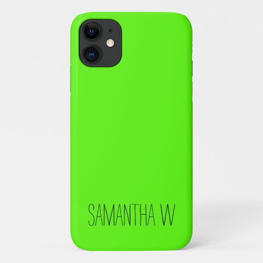 High Visibility Neon Green Case-Mate iPhone Case (Achterkant)