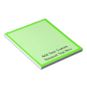 High Visibility Neon Green Notitieblok (Schuin)