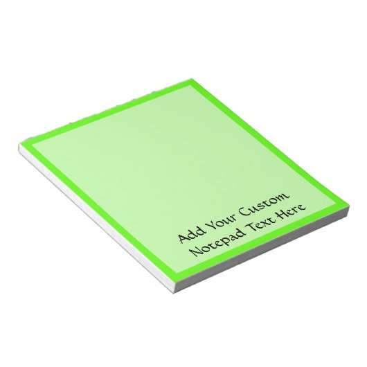 High Visibility Neon Green Notitieblok (Schuin)