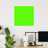 High Visibility Neon Green Poster (Thuiskantoor)