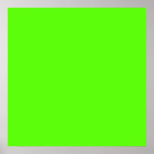 High Visibility Neon Green Poster (Voorkant)
