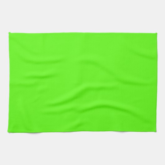 High Visibility Neon Green Theedoek (Horizontaal)