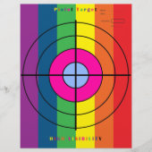 High Visibility Pistol Target Flyer (Voorkant)