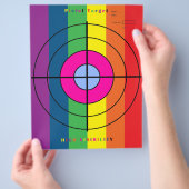 High Visibility Pistol Target Flyer (Hand)