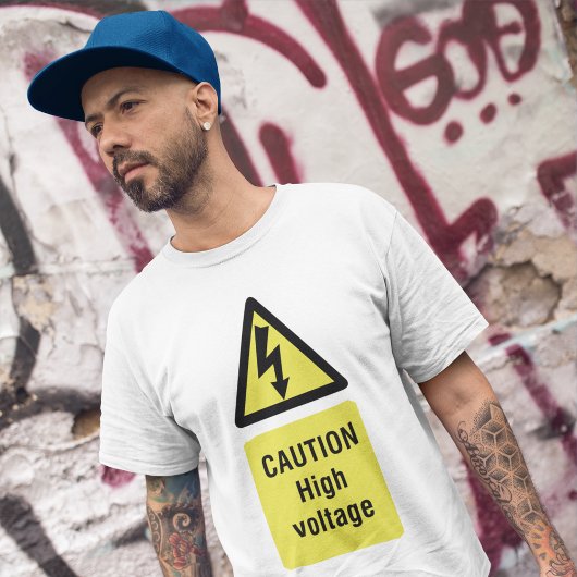 High Voltage-Caution T-shirt