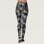 High Waist Army Camouflage Camo Green Military Leggings (Achterkant)