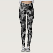 High Waist Army Camouflage Camo Green Military Leggings (Voorkant)