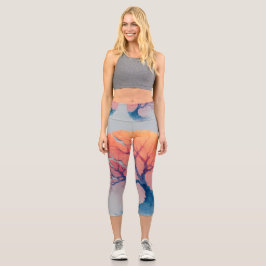 High Waisted Yoga Capris, XS (0-2)