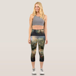 High Waisted Yoga Capris, XS (0-2)