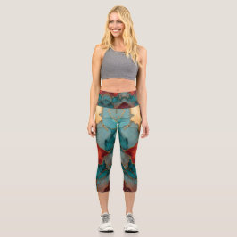 High Waisted Yoga Capris, XS (0-2)