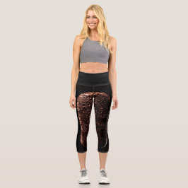 High Waisted Yoga Capris, XS (0-2)