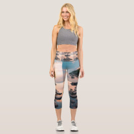 High Waisted Yoga Capris, XS (0-2)