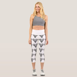 High Waisted Yoga Capris, XS (0-2)