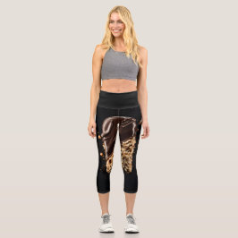 High Waisted Yoga Capris, XS (0-2)