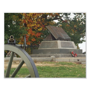 High Water Mark Monument, Gettysburg, PA Foto Afdruk