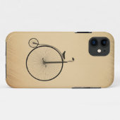 High-Wheel Antique Bicycle Rustic Case-Mate iPhone Case (Achterkant (horizontaal))