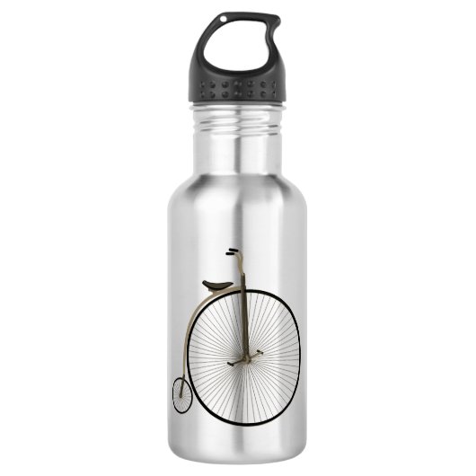 High-Wheel Antique Bicycle Waterfles (Voorkant)