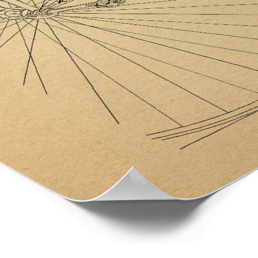  High Wheeler Bicycle Patent Art Print (Hoek)