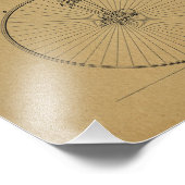 High Wheeler Bicycle Patent Art Print Foto Afdruk (Hoek)