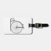 High Wheeler Fiets Penny Farthing Bagagelabel (Voorkant horizontaal)