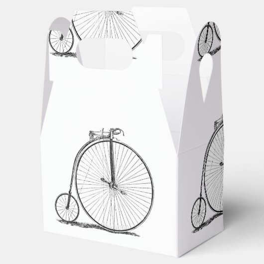 High Wheeler Fiets Penny Farthing Bedankdoosjes (Geopend)