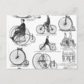 High Wheeler Fiets Penny Farthing Briefkaart (Voorkant)