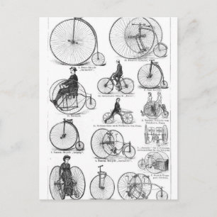 High Wheeler Fiets Penny Farthing Briefkaart