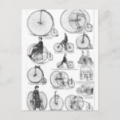 High Wheeler Fiets Penny Farthing Briefkaart (Voorkant)