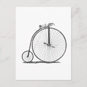 High Wheeler Fiets Penny Farthing Briefkaart