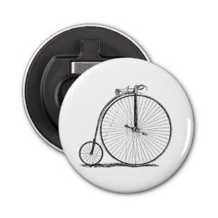 High Wheeler Fiets Penny Farthing Button Flesopener