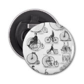 High Wheeler Fiets Penny Farthing Button Flesopener (Voorkant)