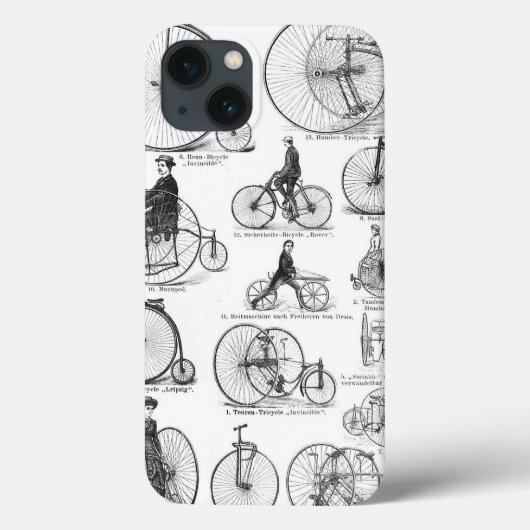 High Wheeler Fiets Penny Farthing Case-Mate iPhone Case (Achterkant)
