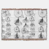 High Wheeler Fiets Penny Farthing Deken (Voorkant)