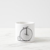 High Wheeler Fiets Penny Farthing Espresso Kop (Voorkant)