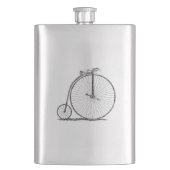 High Wheeler Fiets Penny Farthing Heupfles (Voorkant)