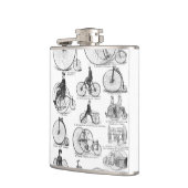 High Wheeler Fiets Penny Farthing Heupfles (Links)