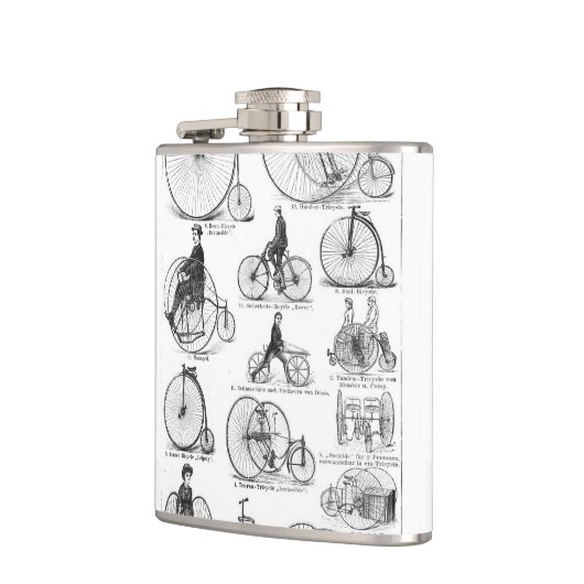 High Wheeler Fiets Penny Farthing Heupfles (Links)