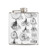 High Wheeler Fiets Penny Farthing Heupfles (Voorkant)