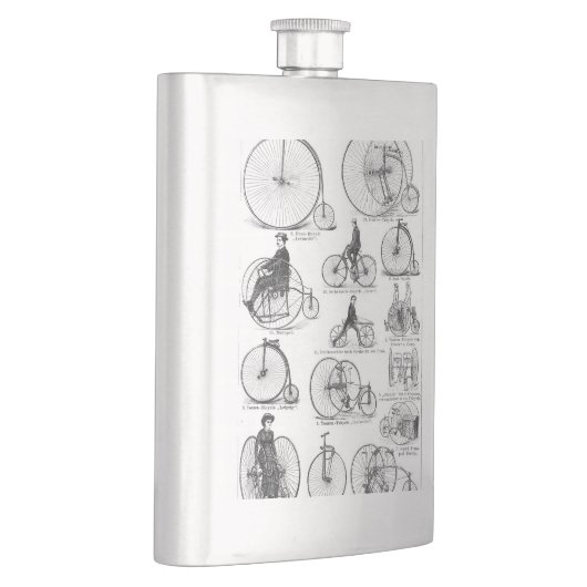 High Wheeler Fiets Penny Farthing Heupfles (Rechts)