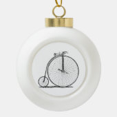 High Wheeler Fiets Penny Farthing Keramische Bal Ornament (Voorkant)