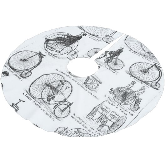 High Wheeler Fiets Penny Farthing Kerstboom Rok (Gekanteld)