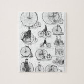 High Wheeler Fiets Penny Farthing Legpuzzel (Verticaal)