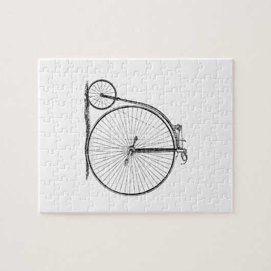 High Wheeler Fiets Penny Farthing Legpuzzel (Horizontaal)
