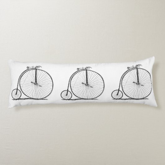 High Wheeler Fiets Penny Farthing Lichaamskussen (Achterkant)