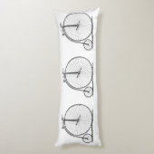 High Wheeler Fiets Penny Farthing Lichaamskussen (Achterkant (Verticaal))