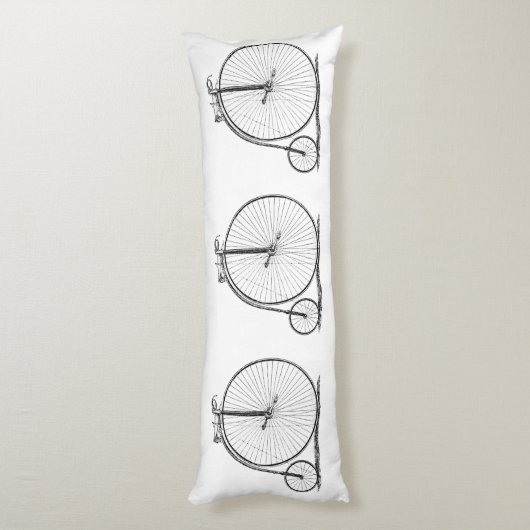 High Wheeler Fiets Penny Farthing Lichaamskussen (Achterkant (Verticaal))