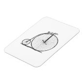 high wheeler fiets penny farthing magneet (Linkerzijde)