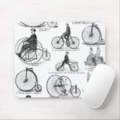 High Wheeler Fiets Penny Farthing Muismat (Met muis)