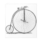 High Wheeler Fiets Penny Farthing Notitieblok (Voorkant)