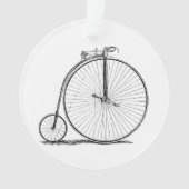 High Wheeler Fiets Penny Farthing Ornament (voorkant)